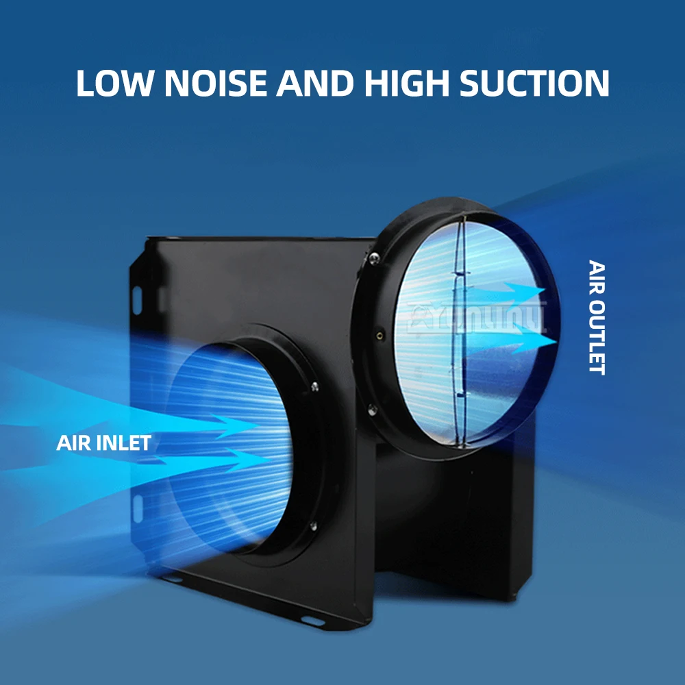 

2026 300-450m3/h Split Duct Exhaust Fan Hotel Bathroom Centrifugal Fan Ducted Ventilation Fan Industrial Fan DPT15-34