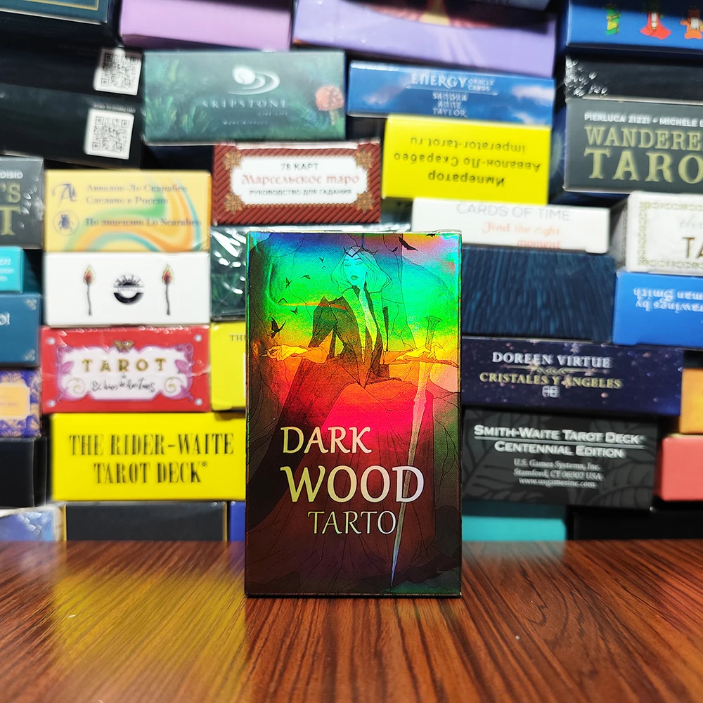 Dark WOOD Divinatio Tarot Cards  in full English and TAROT for Beginners