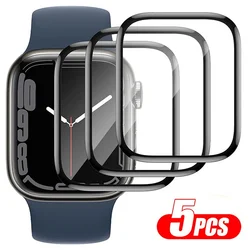 Protector Film For Apple Watch 44mm 40mm 45mm 41mm 42mm 38mm 3D Curved Screen Protectors iwatch series 9 8 7 6 Se 5 3 Ultra 49mm