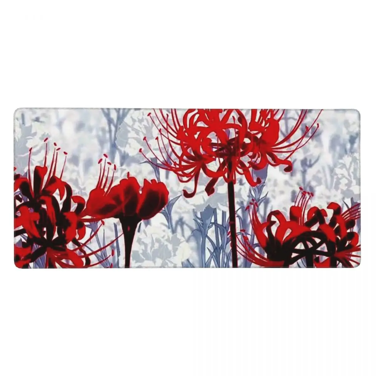 Lycoris Radiata In Dark Large Mouse Pad Computer Keyboard Mouse Mat Gaming PC Laptop Desk Mat Office Table Mats