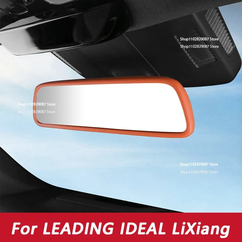 For Leading Ideal LiXiang L7 L8 L9 2022 2023 Car Interior Rearview Mirror Rubber Anti-Collision Protection Sleeve Accessories