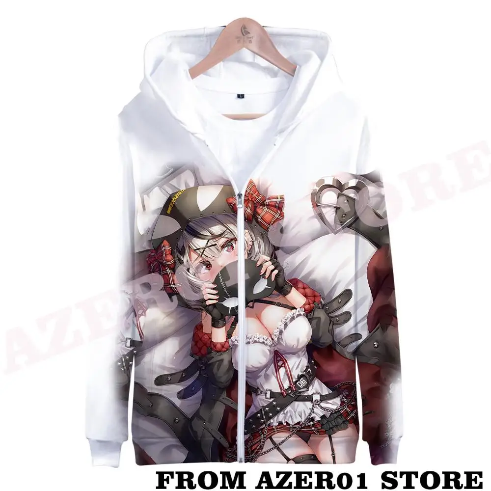 HOLOLIVE VTuber SakamataChloe Sakamata SKMT968 Merch Zipper Hoodies Autumn Winter Men/Women Streetwear Zip Hooded Sweatshirt