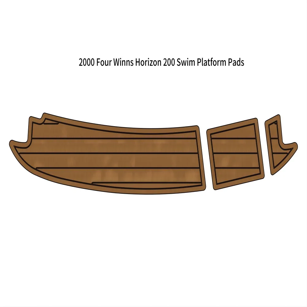 2000 Four Winns Horizon 200 Swim Platform Boat EVA Faux Foam Teak Deck Floor Pad SeaDek MarineMat Gatorstep Style Self Adhesive