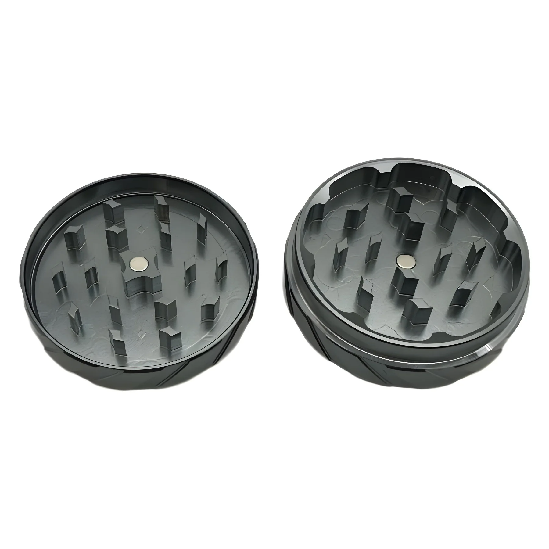 63MM 2 Layer Tire Seal Shape Roller Smoke Mill Herb Grinder Cartoon Tobacco Grinder Smoking Accessories