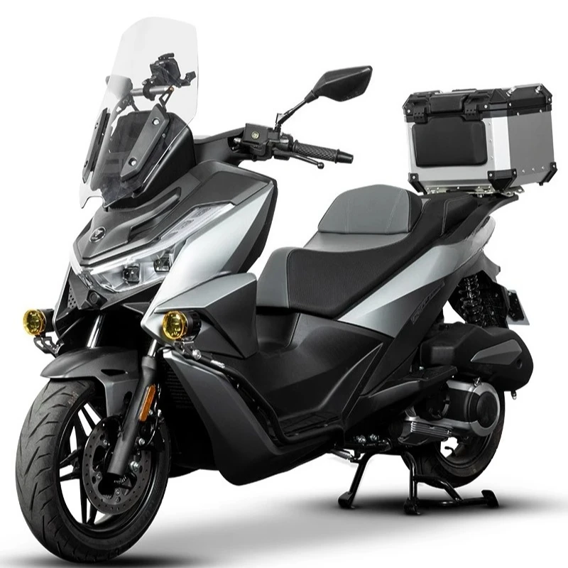 

Suitable for SR250GT motorcycle stainless steel protective bumper tail box modification