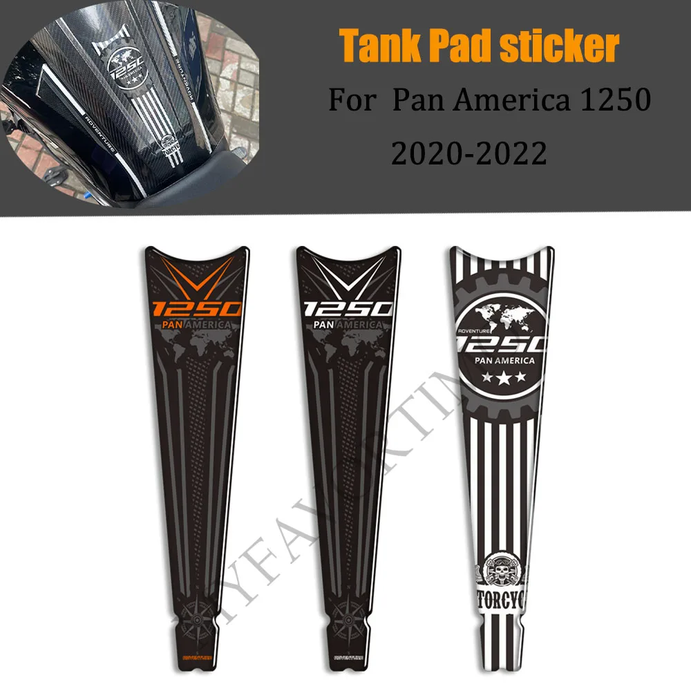 

Motorcycle 2020 2021 2022 Kit Tank Pad TankPad Protection Stickers Decals Gas Fuel Oil Knee For HARLEY Pan America 1250