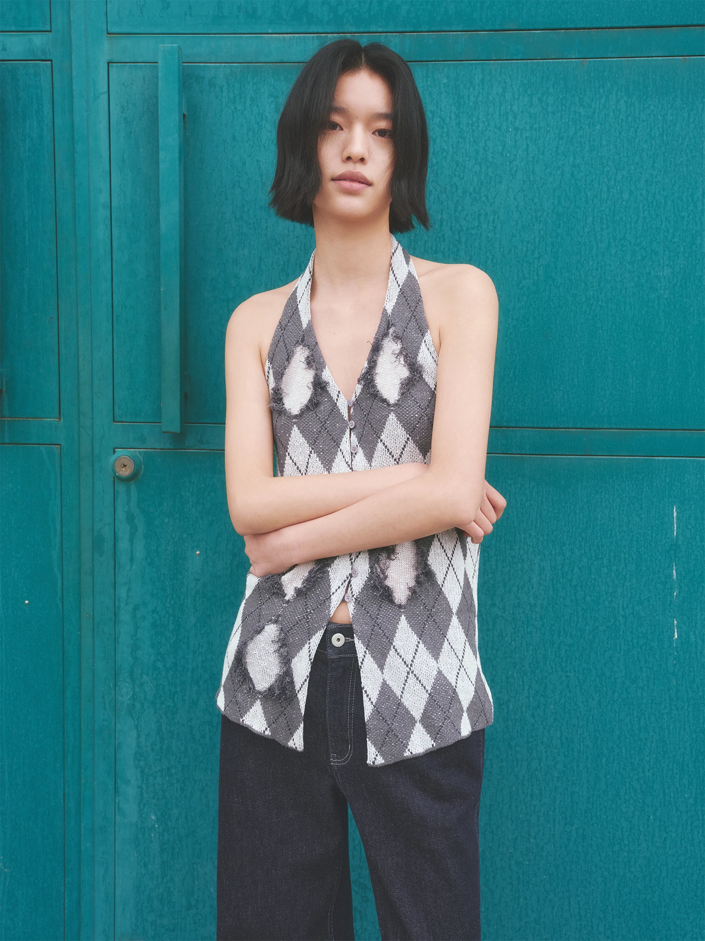 

Urelax Handmade Cotton Tead R P Selv Floral Patterned Linen Cotton Top Vintage Diamond id Hand Tassel Ne Hanging...