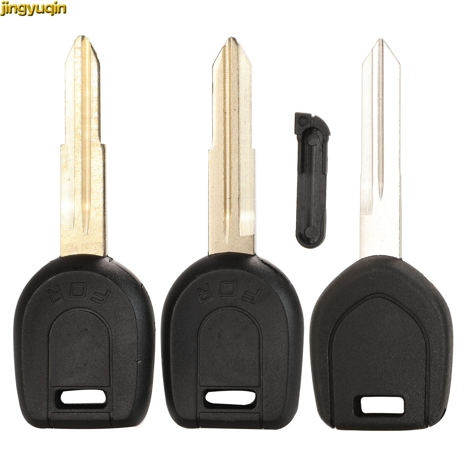 

Jingyuqin Remote Car Key Fob Shell For Mitsubishi L200 Shogun Pajero Montero MIT9 Uncut Blade New Transponder Chip Blank Entry