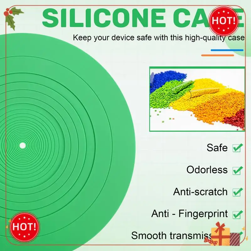 Durable-295Mm Silicone Turntable Mat Anti-Vibration Slipmat Record Mat For LP Vinyl Record Player Audio Replacement Accessory