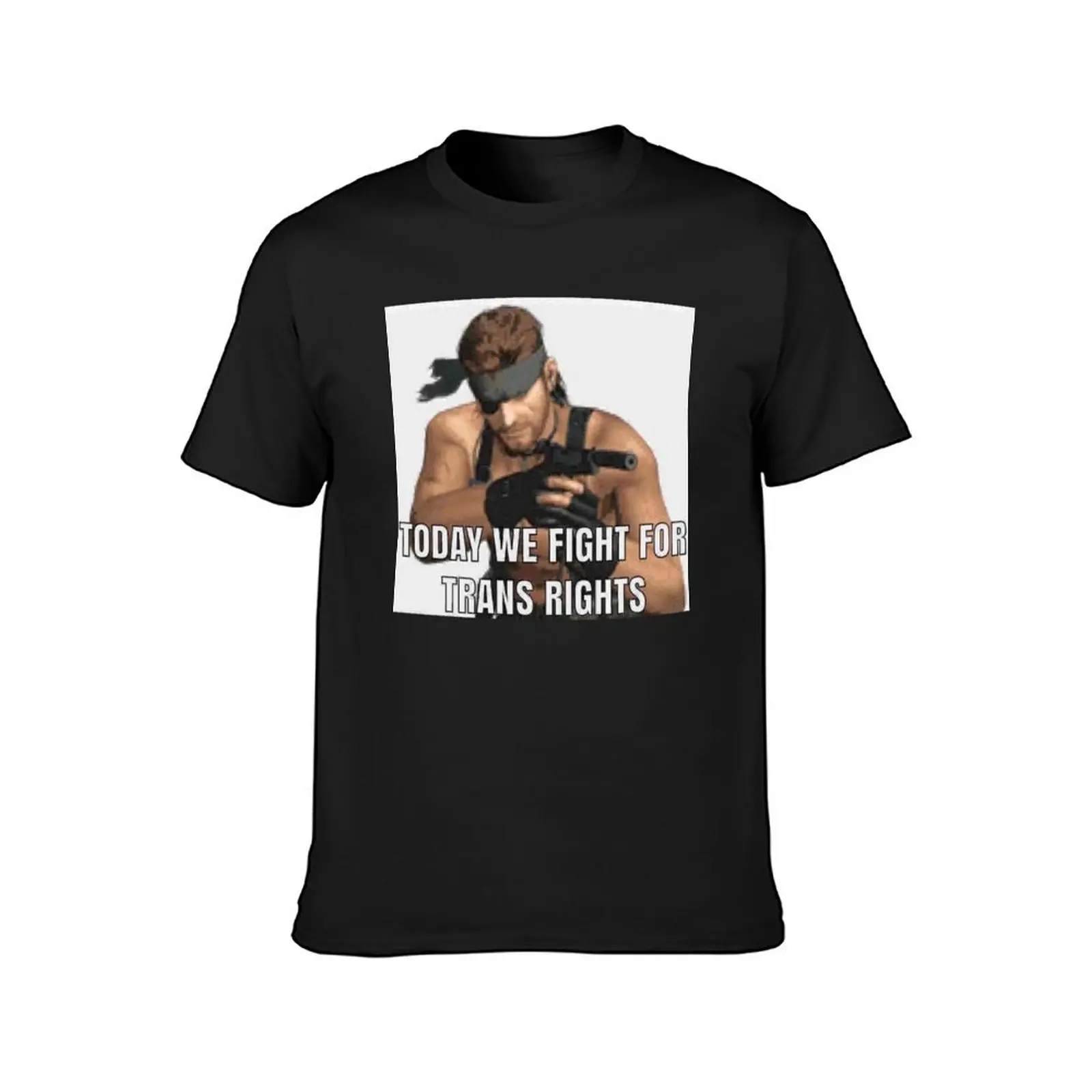 today we fight for trans rights T-Shirt boys animal print blacks Blouse mens graphic t-shirts anime