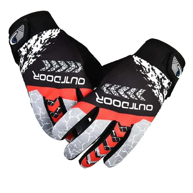 Cycling Motorbike Gloves Men Breathable Non-slip Guantes Moto Bicycle Women Touch Screen Alpine Gloves MTB Fitness Full Finger