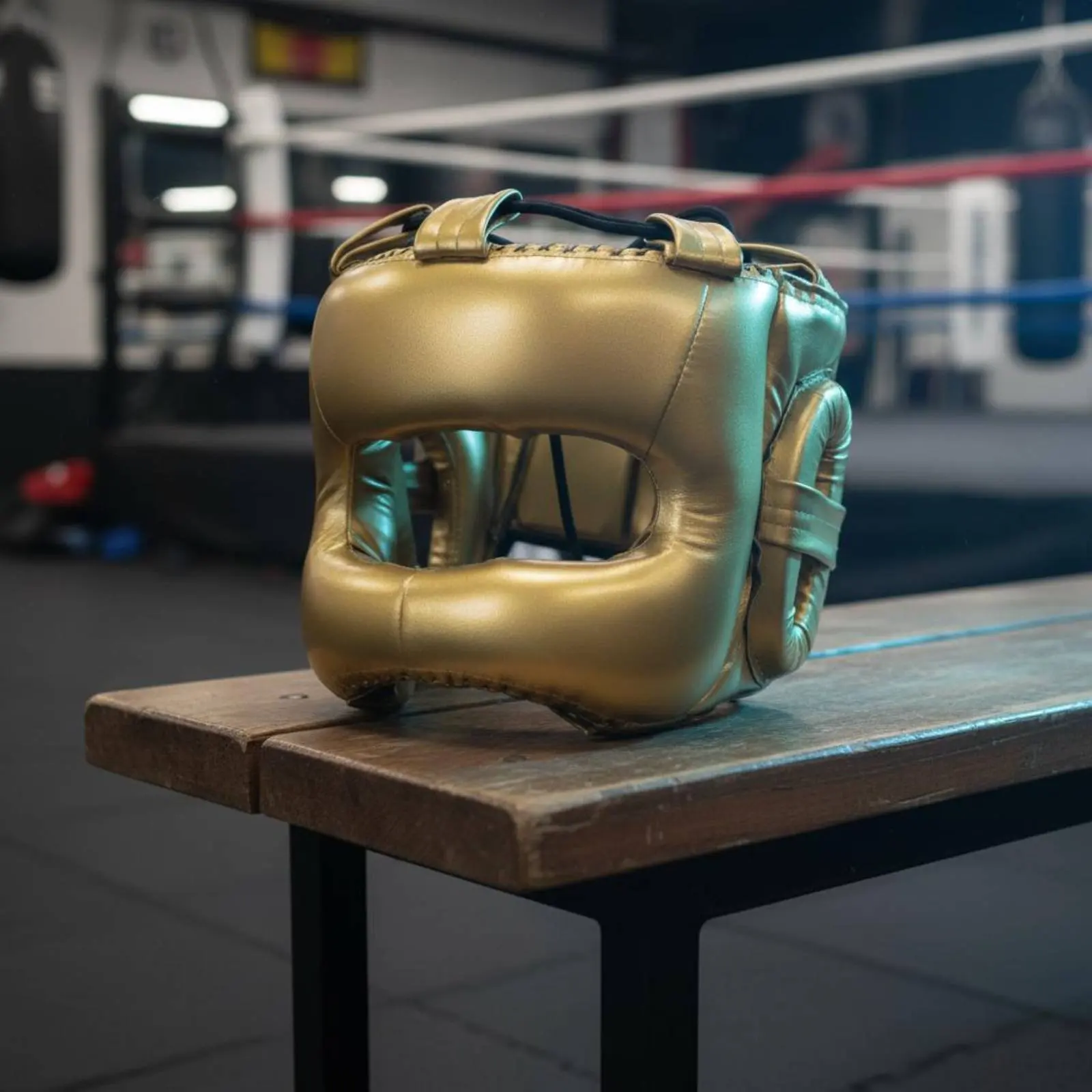 

Боксерский шлем с защитой для щек и подбородка, полнолицевой шлем для спарринга, регулируемый, для тренировок по муай-тай