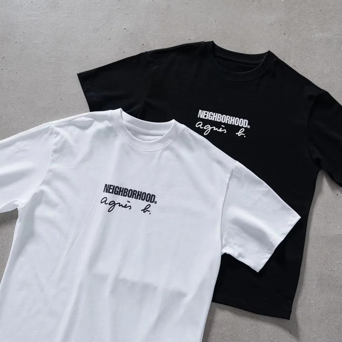 Collaboration Tag Printed Short Sleeved Luxury Brand T-shirt Casual Breathable Fashion Top Men's and Women's T-shirt