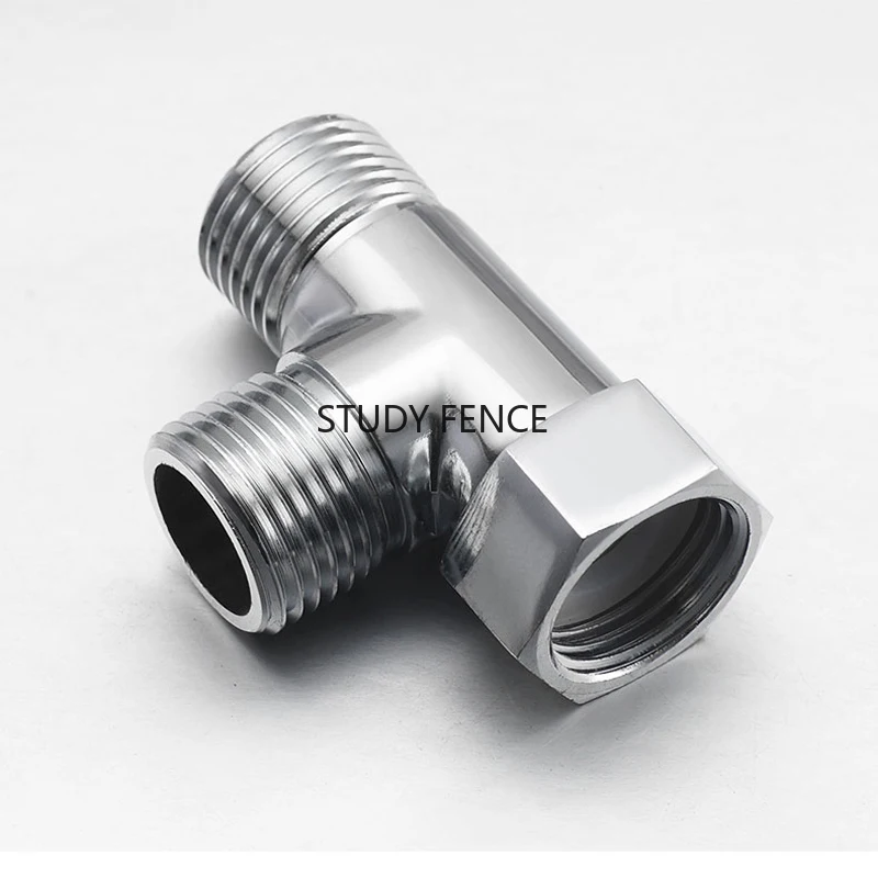 

Трехходовой впускной клапан распределения воды, 1 шт., тройник для трубопровода, аксессуары для бытовой техники, активный тройник с металлической боковой стороны