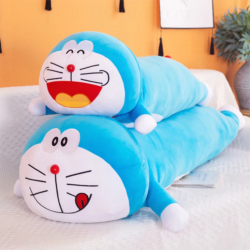 

Горячая плюшевая игрушка Doraemon большого размера 120 см, синяя толстая кошка, мягкая кукла, подушка, милая плюшевая подушка для детей, подарок на день рождения, креативный подарок