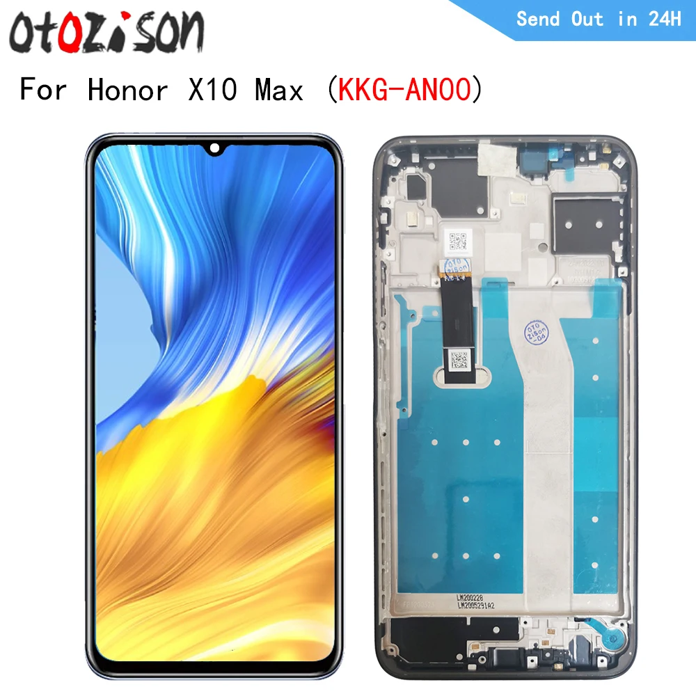 

7.09" Display For Huawei Honor X10 Max 5G KKG-AN00 LCD With Frame LCD Screen Touch Digitizer Assembly Replacement