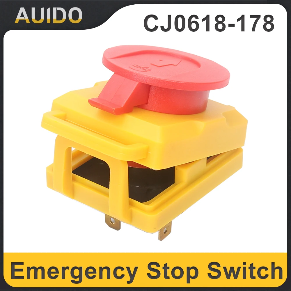 CJ0618 Emergency Stop Switch/Fuse Box/Variable Speed Control Knob/Inverted Switch/Electromagnetic Emergency Stop Switch