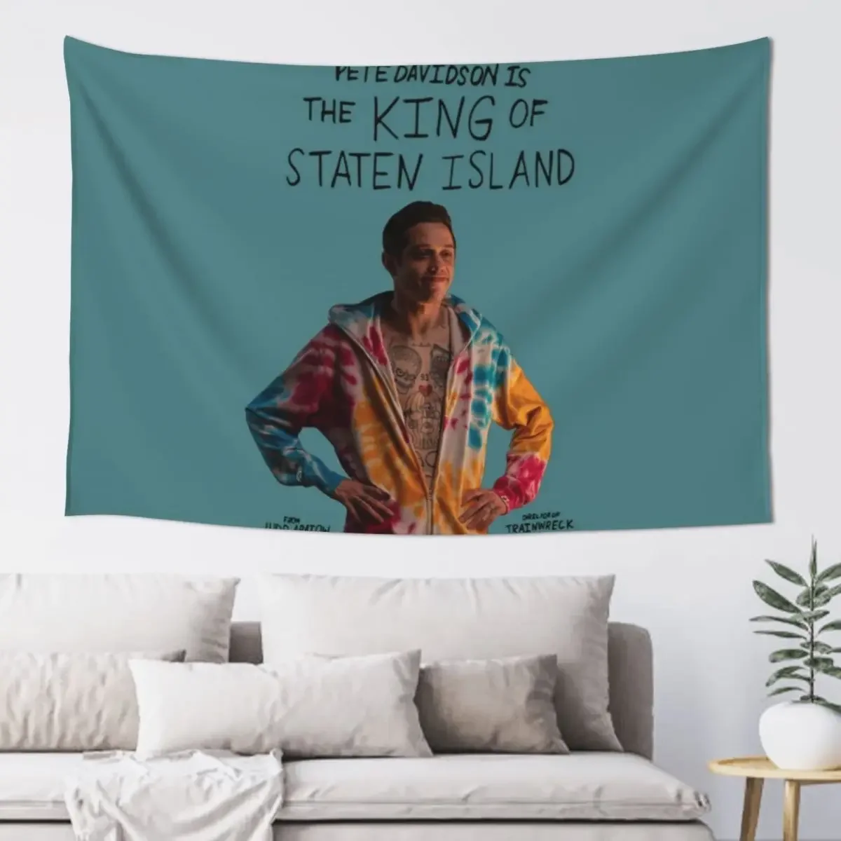 Pete Davidson in the King of Staten Island Movie Poster Tapestry Decoration For Home Decoration Pictures Room Wall Tapestry