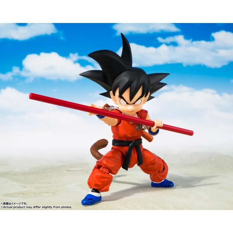 Genuine Dragon Ball Anime Toy Tnt Limited Shf Version Son Goku Junior Class Goku Action Figure Innocent And Innocent In Stock