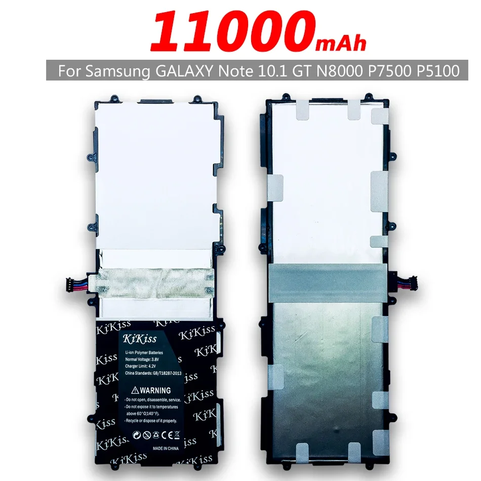 Für Samsung Galaxy Note 10,1 GT N8000 N8010 N8020 GT P7500 P7510 Tab 2 GT P5100 P5110 P5120 SP3676B1A (1S2P) Tablet Batterie