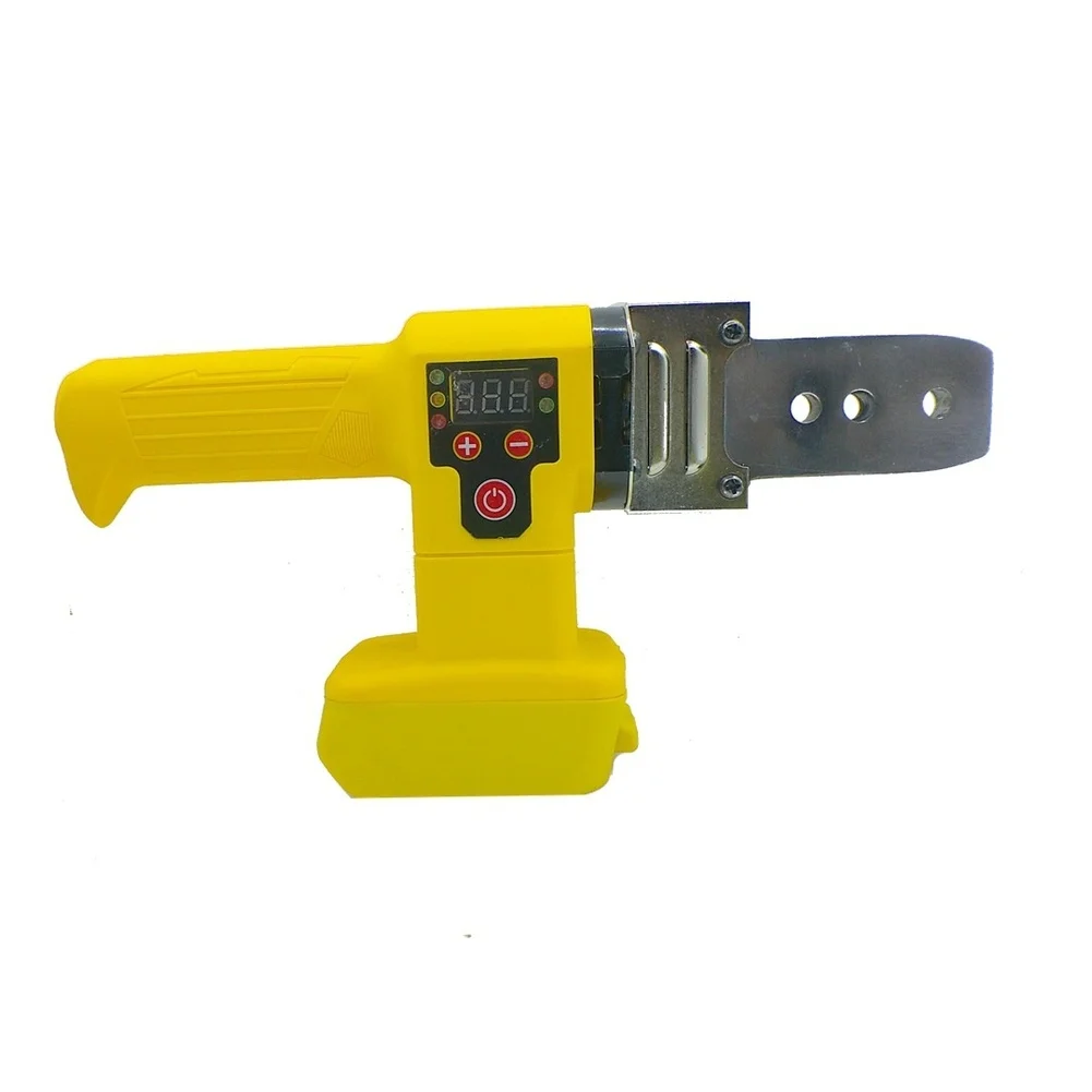 Yellow 20V Pipe Welding Machine Electric Pipe Fuser 20V Power Supply Seamless Pipe Connection Reliable Performance