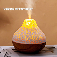 300ml Volcano Air Humidifier Desktop Electric USB Humidificadore Water Mist Diffuser Purifier Air Freshener With 7 Colors Night