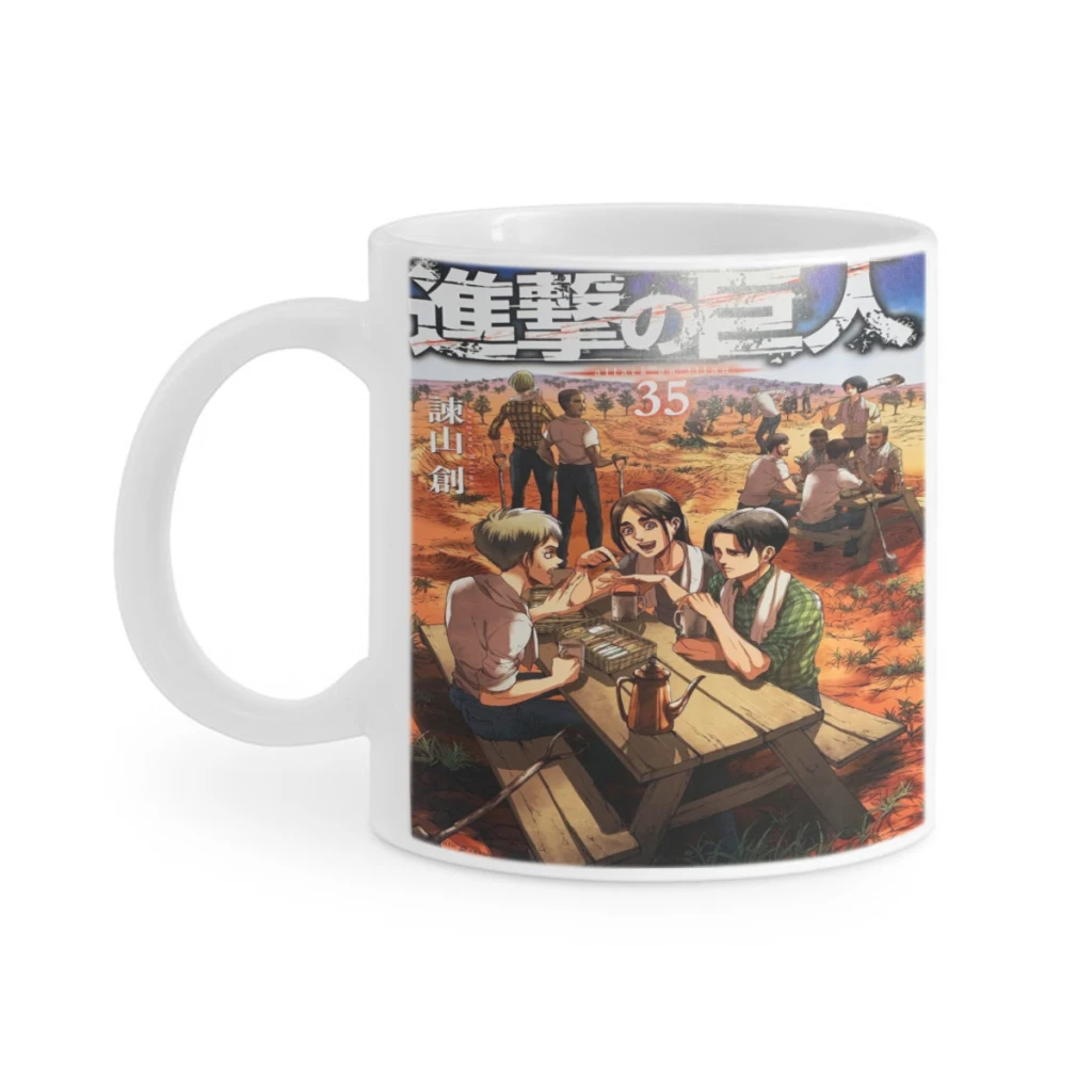 Wings of Liberty Attack on Titan Retro Ceramics Coffee Mugs Tea Cup Milk Cups Gifts Drinkware Coffeeware