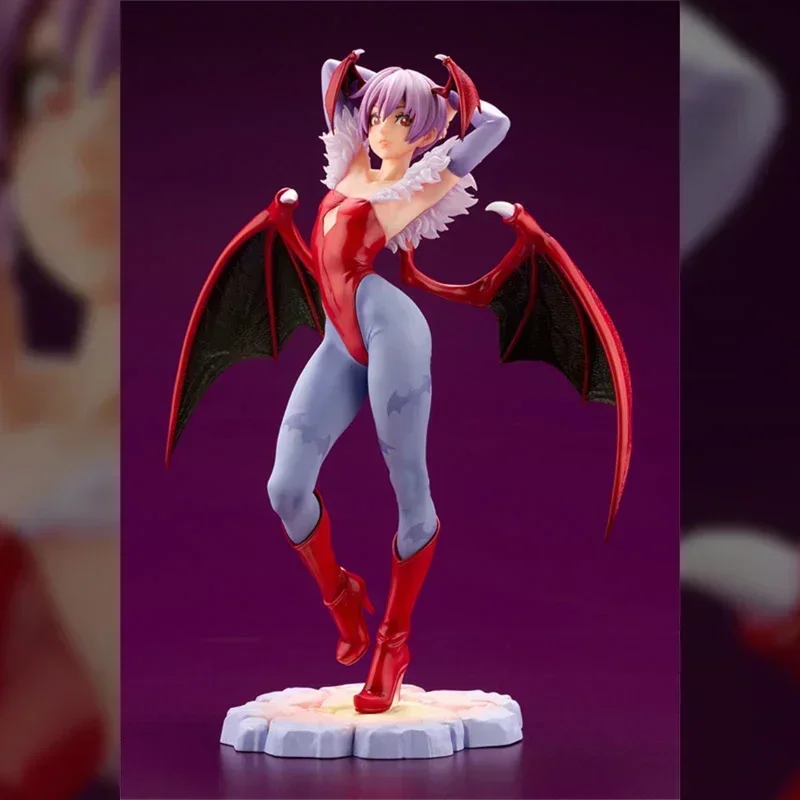 Darkstalkers Lilith Action Figurine, Modelo do Dia das Bruxas, Anime Coleção Toy, PVC Estátua, Brinquedo do Dia das Bruxas, Morrigan Aensland, Felicia