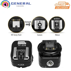 Pixel TF-334 Hot Shoe Adapter For Converting Sony Mi A7 A7S A7SII A7R A7RII A7II Camera To Canon Nikon Yongnuo Flash Accessories