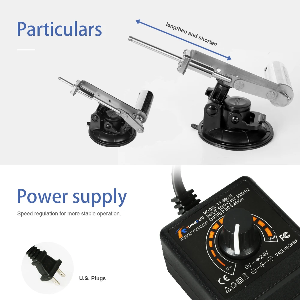 Elektrische Vergeldende Lineaire Actuator 39mm Slag Mini Lineaire Actuator 0 V-24 V 2A Verstelbare Vergeldende Mechanisme Motor