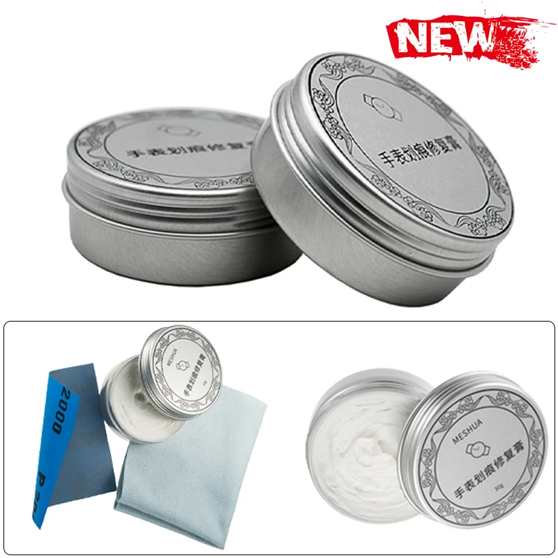 Kratzerentferner, Metall, Uhr, Schmuck, Poliercreme, Politur, Metallwerkzeuge, geeignet für die Reinigung von Uhren und Schmuck, Schleifpaste