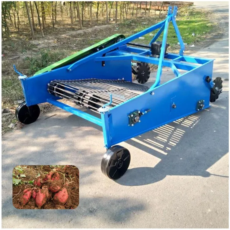 Peanut Harvester Large Four-wheel Tractor Traction Type Wide Peanut Harvester Automatic Peanut Harvester