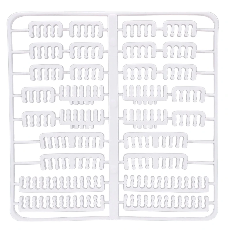 HX6A Desktop Power Wire Guide 28PCS ABS Board for PC Cable Spacing