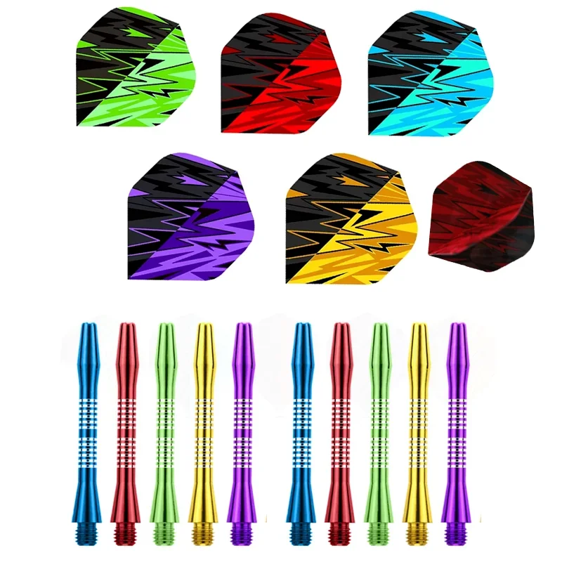 

45mm 2ba Aluminum Dart Shaft and PET Dart Flights Electronic Dartboard Darts Accessories Plastic Tip Darts Accessories Set