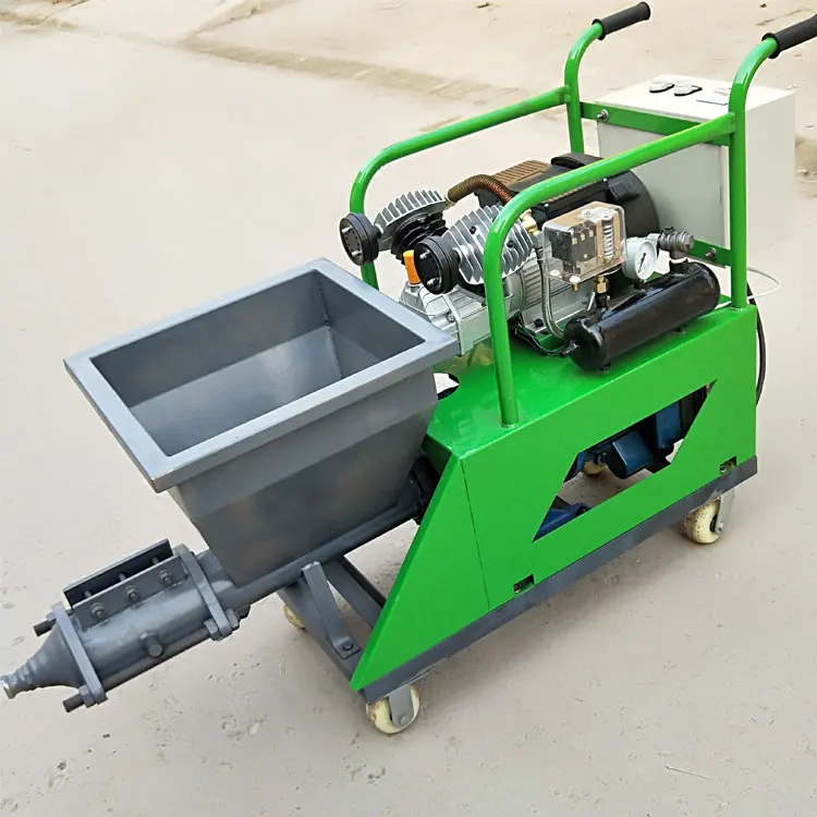 Mortar Spraying Machine Wall Plaster Plaster Pump Electric 380V 9KW 100L Automatic Multifunctional for Wall Ceiling