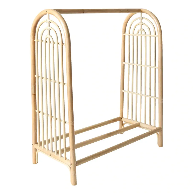 

Natural rattan ins rattan drying rack for children and children drying clothes rack shooting props