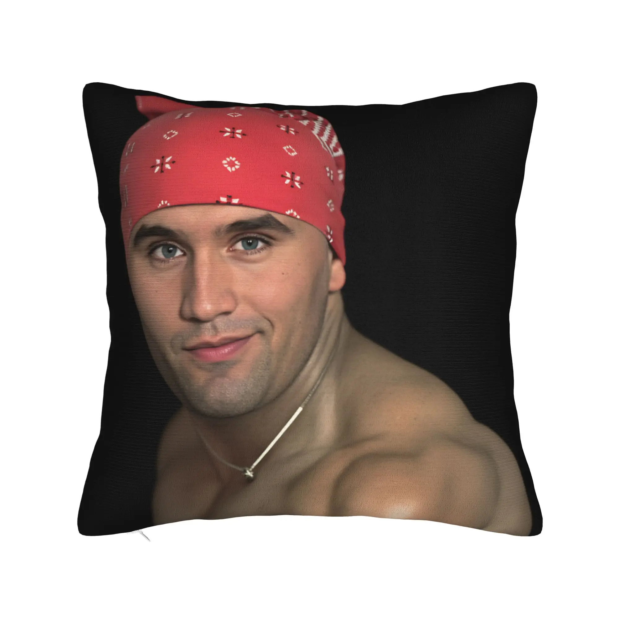 Pillow Cover Funy Charlie Kirkn With Red bandana  Kawaii Pillow Case For Sofa Bedroom Home Decor Pillowcases