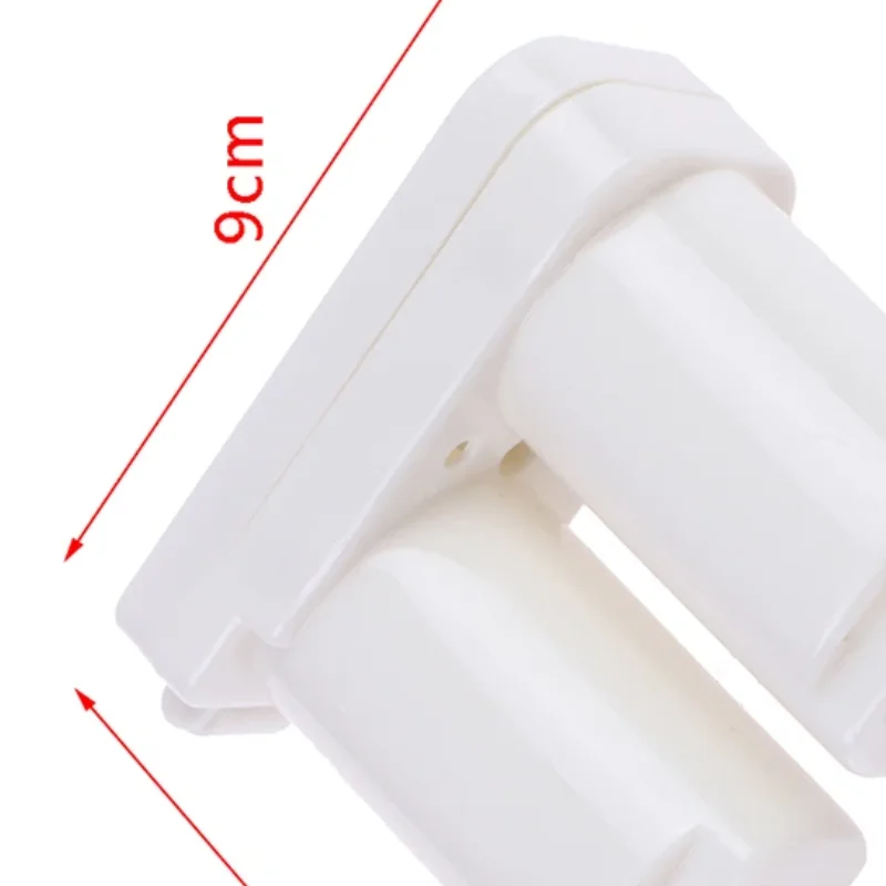 Double Compartments Universal Battery Box for Gas Water Heater Accessories Parts Plastic Double Battery Case(white)