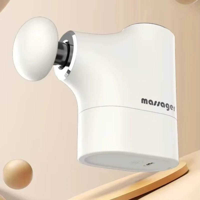 

Портативный электрический мини-массажер Eveekon: компактный перкуссионный вибрационный массажный пистолет для тела, мышц, рук и лица