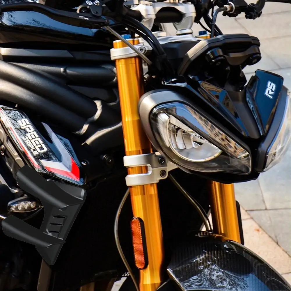 Per Triumph Speed Triple 1200 RS / RX Ala laterale Spoiler laterale SPOILERS FRONTALI 1200RS 2021-2025 Spoiler anteriore Spoiler inferiore flank
