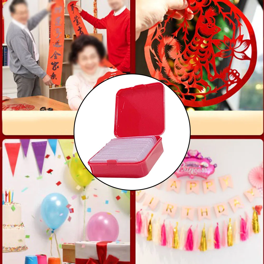 Hanging Pictures Transparent Strong Tape Super-Strong Tape Strong Adhesion Convenient Size 1.4 Inches