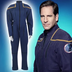 Star Enterprise Duty Jumpsuit Uniforms Cos Captain Jonathan Archer Costumes Halloween Party Prop