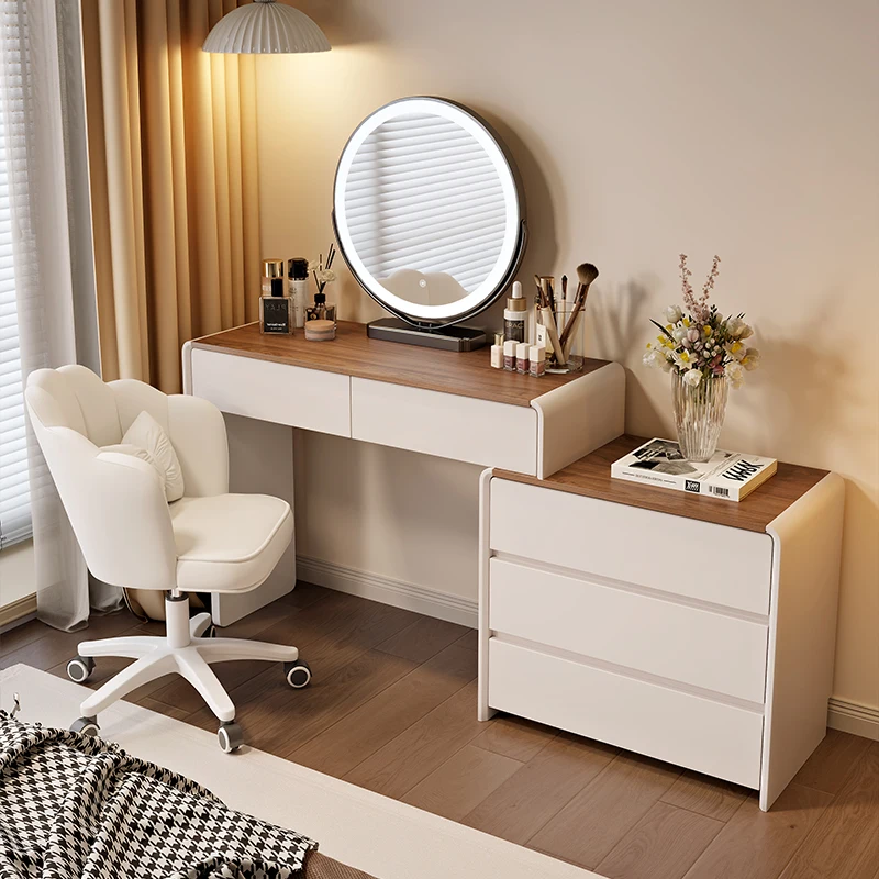 

Простые современные туалетные столики для макияжа, роскошные комоды, прически, зеркало с подсветкой, удобная женская мебель Muebles Para Hogar, мебель для дома