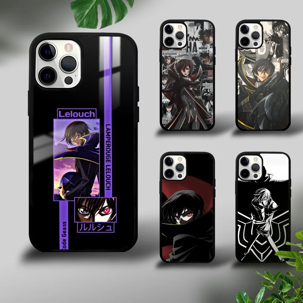 

Code Geass Lelouch Of The Rebellion Phone Case For iPhone 16 15 14 13 12 11 Pro Xs Max Mini Plus Celulares Hard Funda