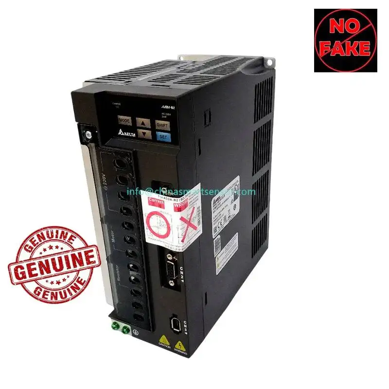 Genuine 2Kw Servo Drive ASD-B2-2023-B 3Ph 0 to 200 Hz 13.4A 110V Output Suitable for Servo Motor ECMA-C21020RS or ECMA-C11020RS