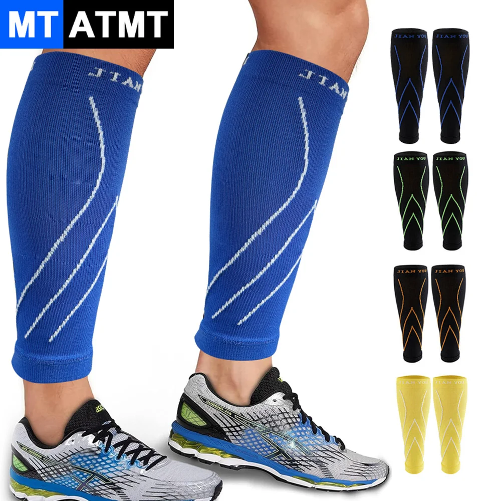 1Pair Calf Compression Sleeves for Men and Women - Leg Compression Sleeve - Footless Compression Socks for Runners
