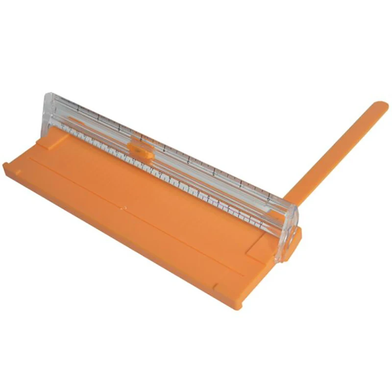 270mm Paper Cutter, A5 Portable Scrapbooking Trimmer, Plastic Base Paper Trimmers, 5-8 Sheet Capacity Home Office Supplies