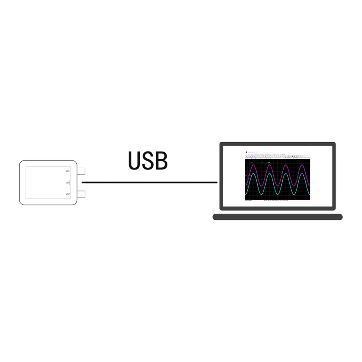 جديد Fosc21C1 2-قناة USB PC راسم الذبذبات 1Mhz معدل أخذ العينات راسم الذبذبات المحمول MCU Development