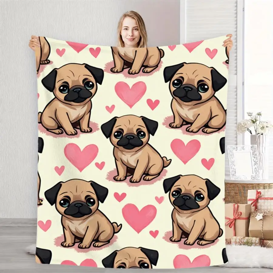 Cute Dachshund Dog Halloween Cosplay Costume Pattern Soft Flannel Throw Blanket Warm Light‑weight Blanket For Sofa Bed Pet‑theme