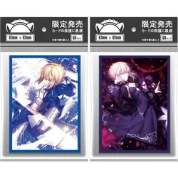 60Pcs/Set ACG Cards Sleeve Fate Grand Order FGO Saber Anime Game Normal Version Colorful DIY Toys Gifts Cards Protective Cover